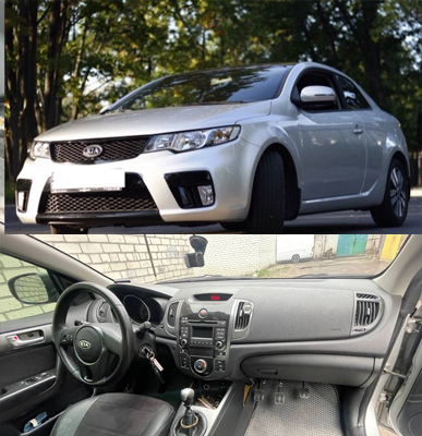 Встановлено 3 дублюючі педалі на Kia Cerato Koup